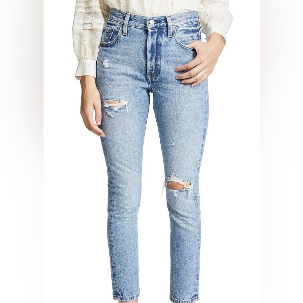 Levi’s premium denim 501 skinny jeans
